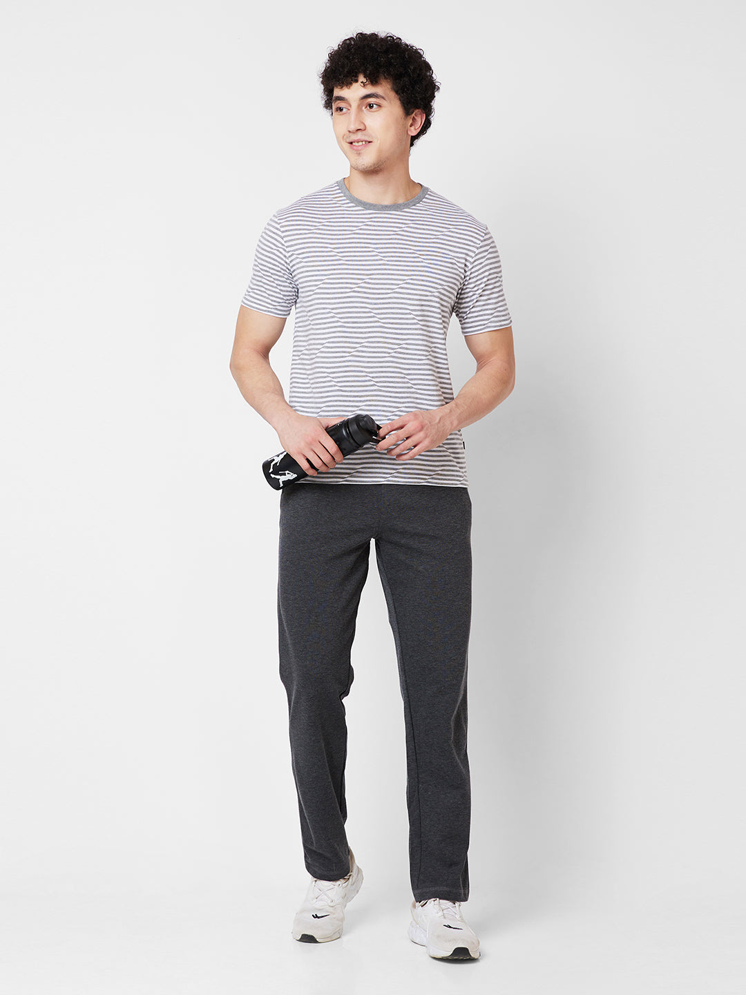 Men’s Round Neck Striped T-Shirt