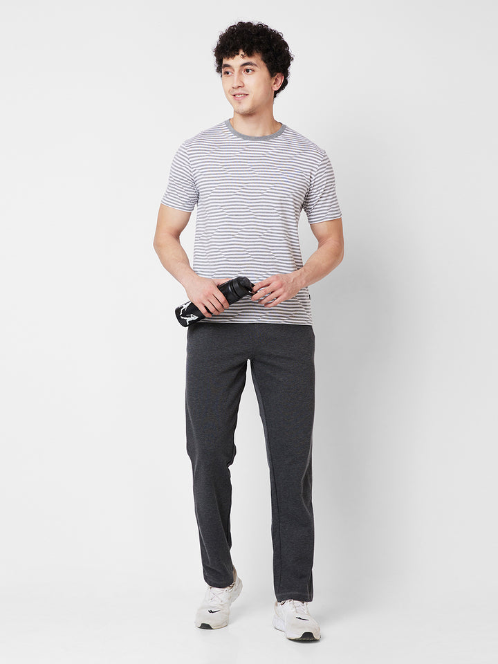 Men’s Round Neck Striped T-Shirt