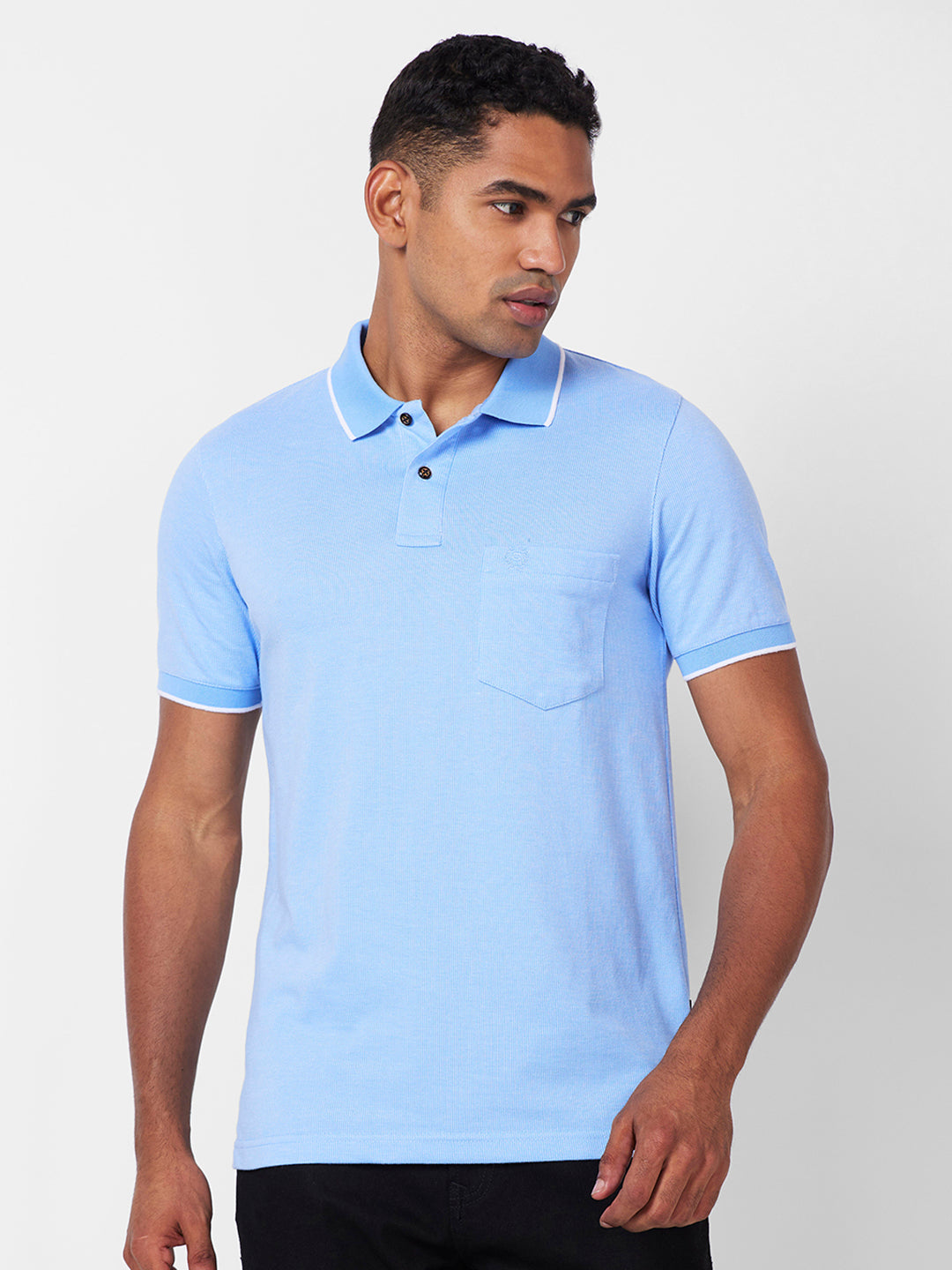 Men’s Contrast Collar Polo T-Shirt - Big & Tall