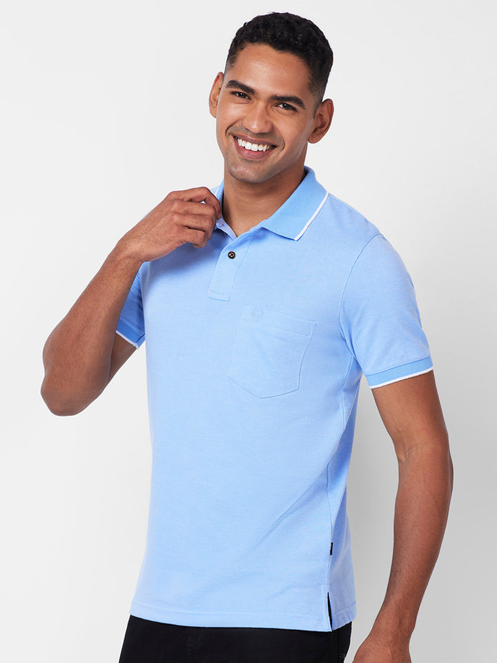Men’s Contrast Collar Polo T-Shirt - Big & Tall