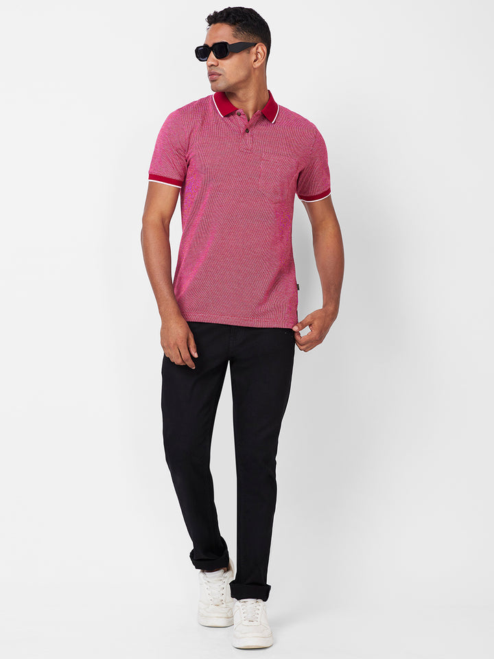 Men’s Contrast Collar Polo T-Shirt - Big & Tall