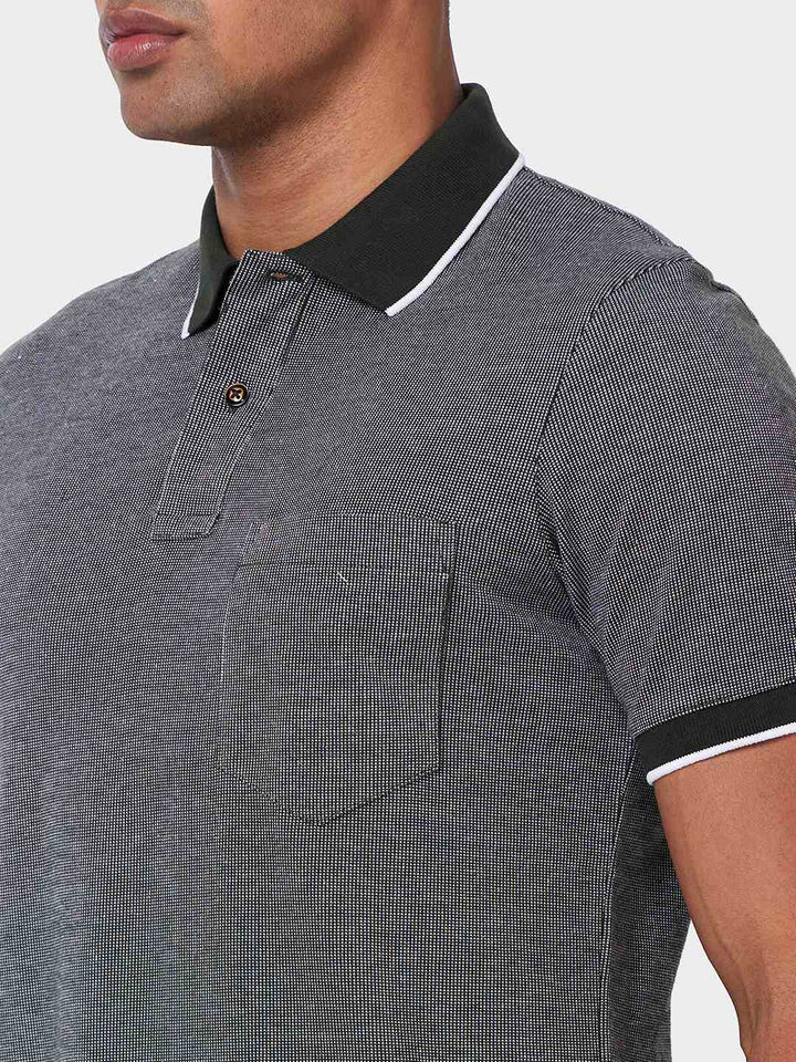 Men’s Contrast Collar Polo T-Shirt - Big & Tall