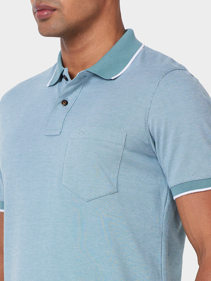 Men’s Contrast Collar Polo T-Shirt - Big & Tall