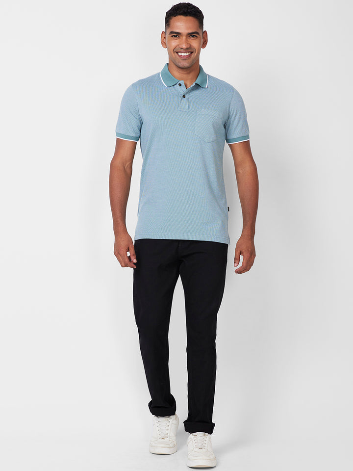 Men’s Contrast Collar Polo T-Shirt - Big & Tall