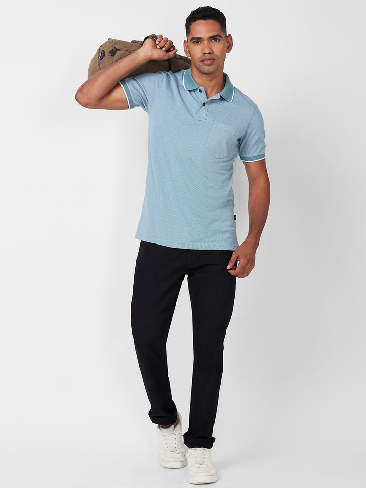 Men’s Contrast Collar Polo T-Shirt - Big & Tall