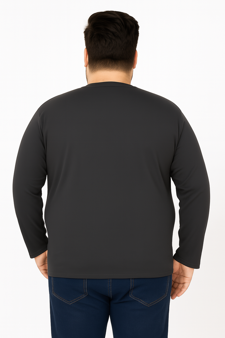 Men’s  Full Sleeve Crew Neck T-Shirt- Big &Tall