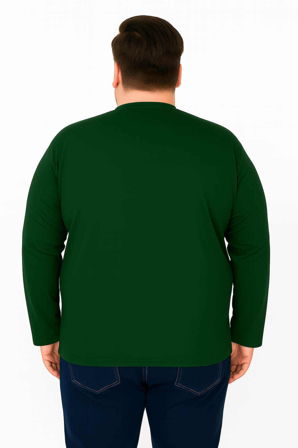 Men’s  Full Sleeve Crew Neck T-Shirt- Big &Tall