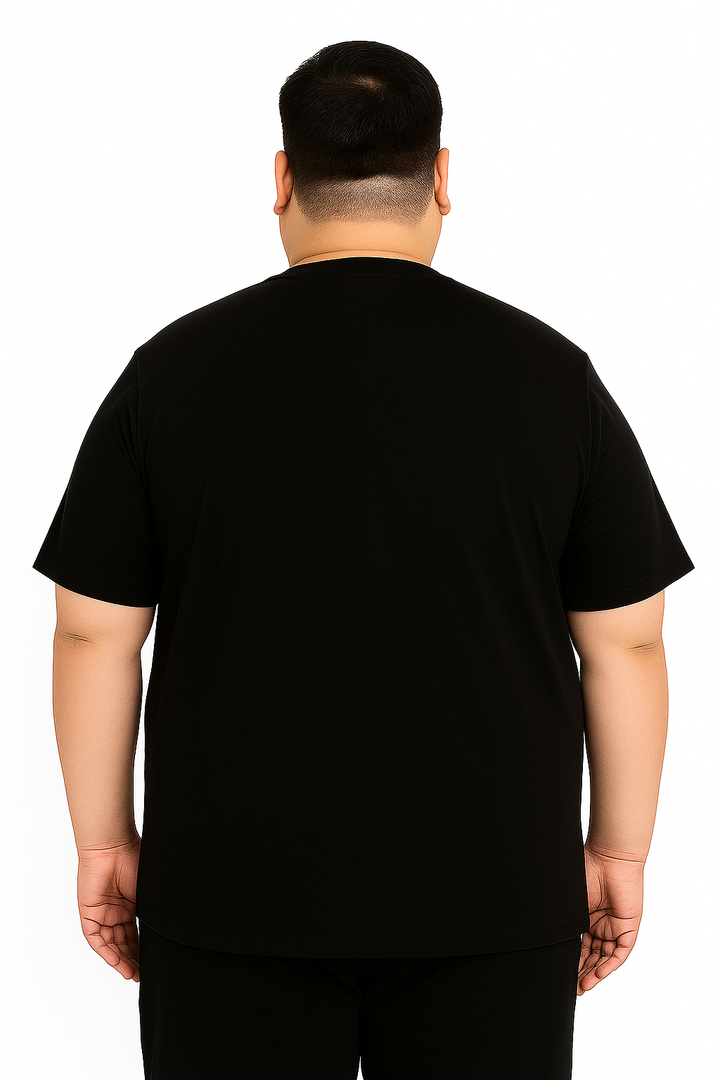 Men’s  Printed Round Neck Tee – “Exploring Wild and Free” Wilderness - Big & Tall