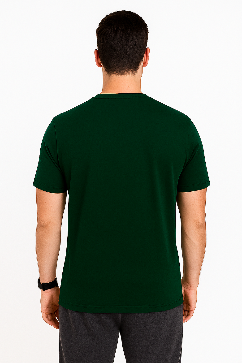 Men’s Printed Round Neck Tee  – "Life is a game"