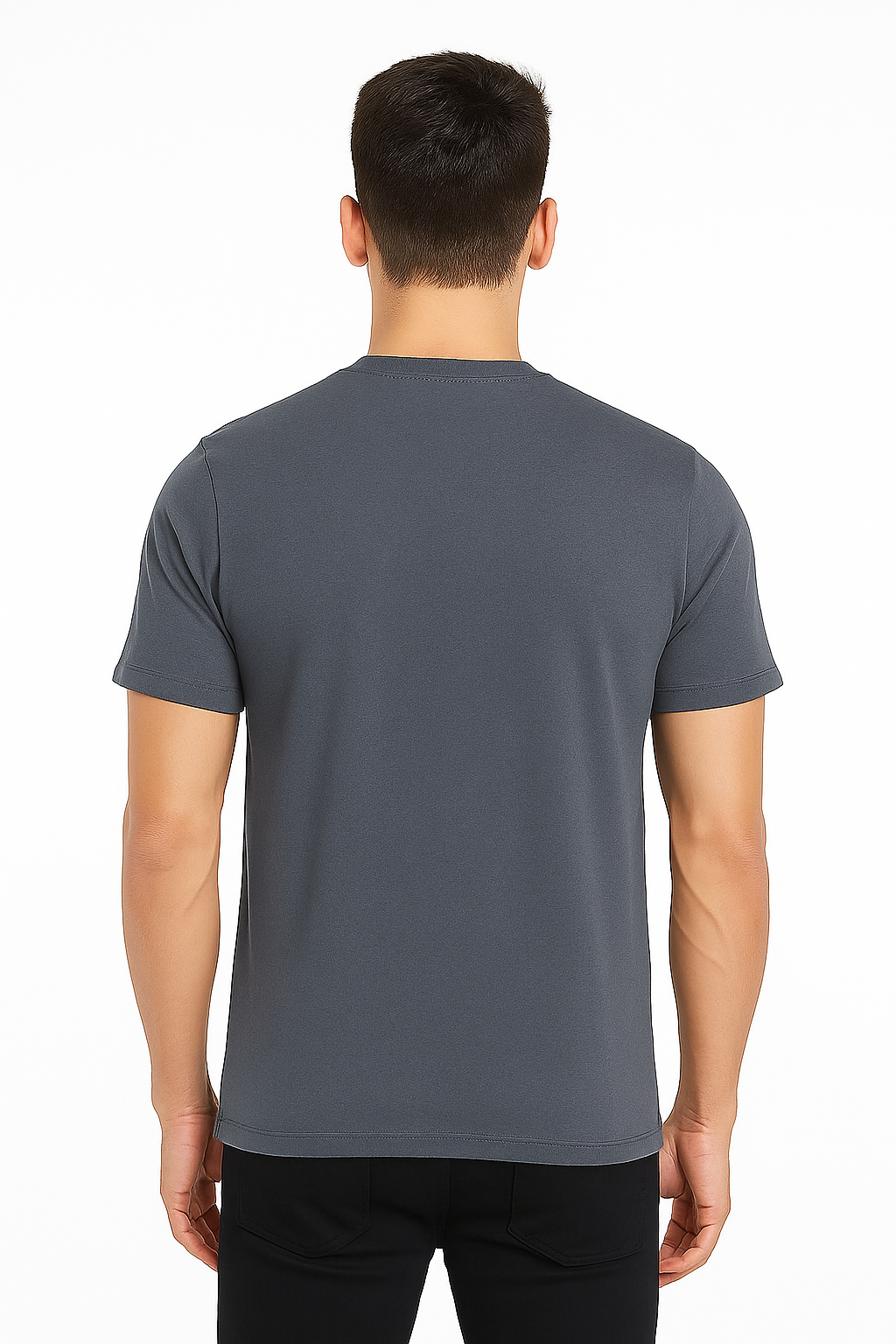 Men’s Printed Round Neck Tee - “Stay Humble”