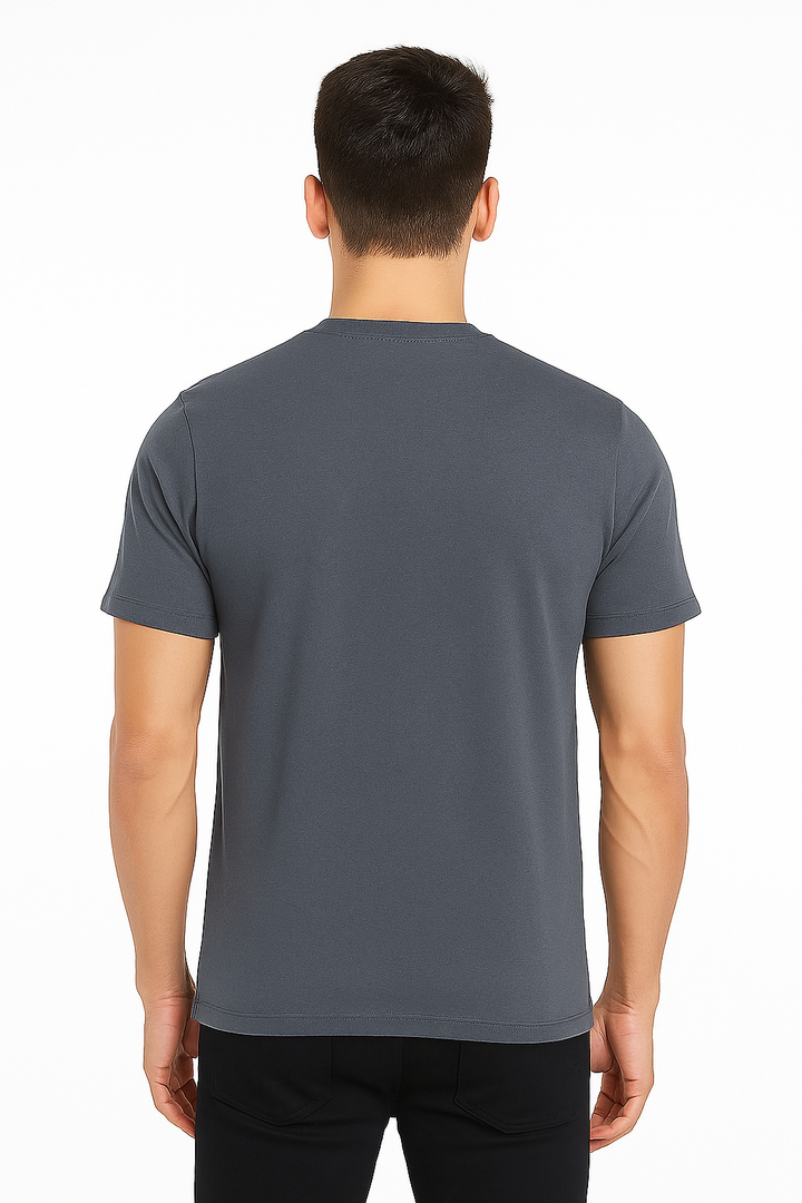 Men’s Printed Round Neck Tee - “Stay Humble”