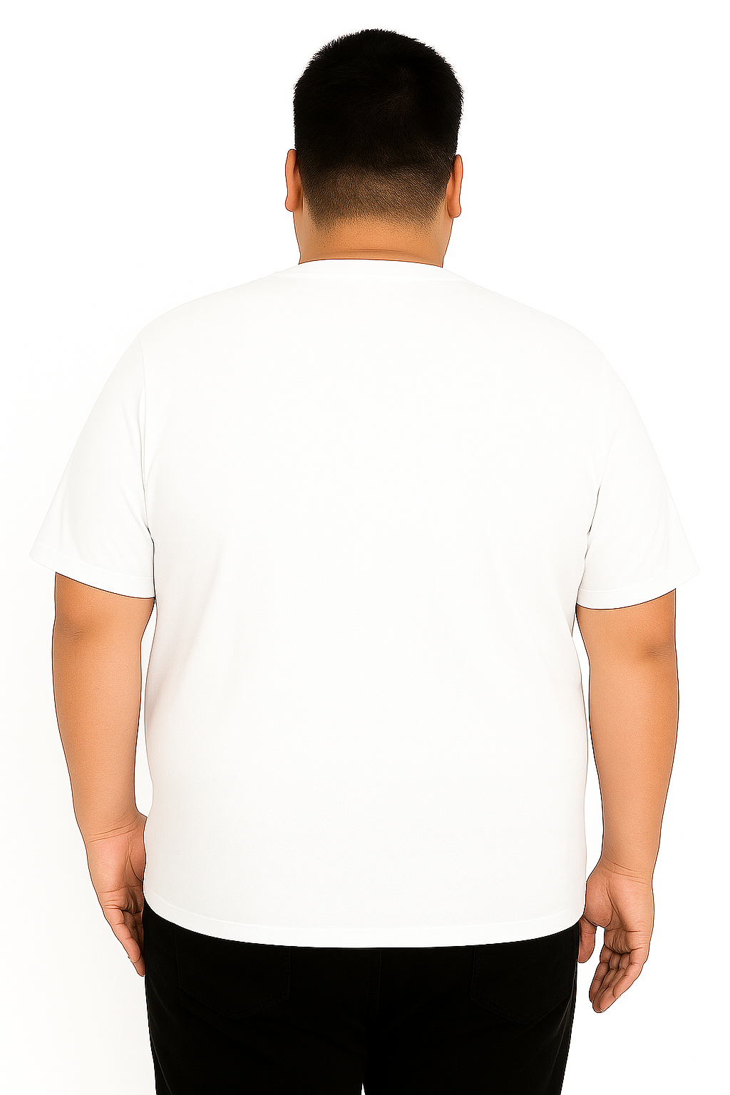 Men’s Printed Round Neck Tee - “Stay Humble” - Big & Tall