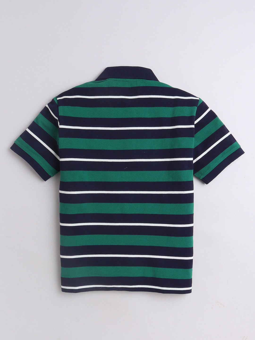 Boys Striped Polo T-Shirt – Cotton Blend Kids Wear