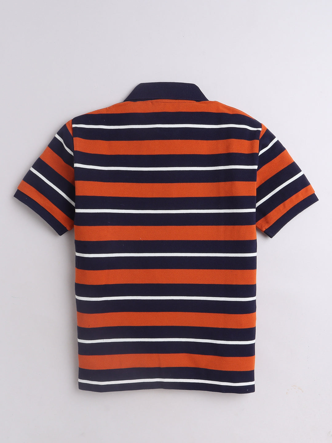 Boys Striped Polo T-Shirt – Cotton Blend Kids Wear