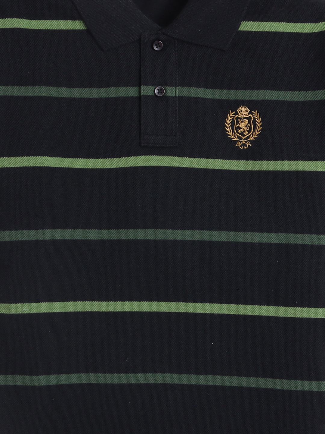 Boys Striped Polo T-Shirt – Cotton Blend Kids Wear