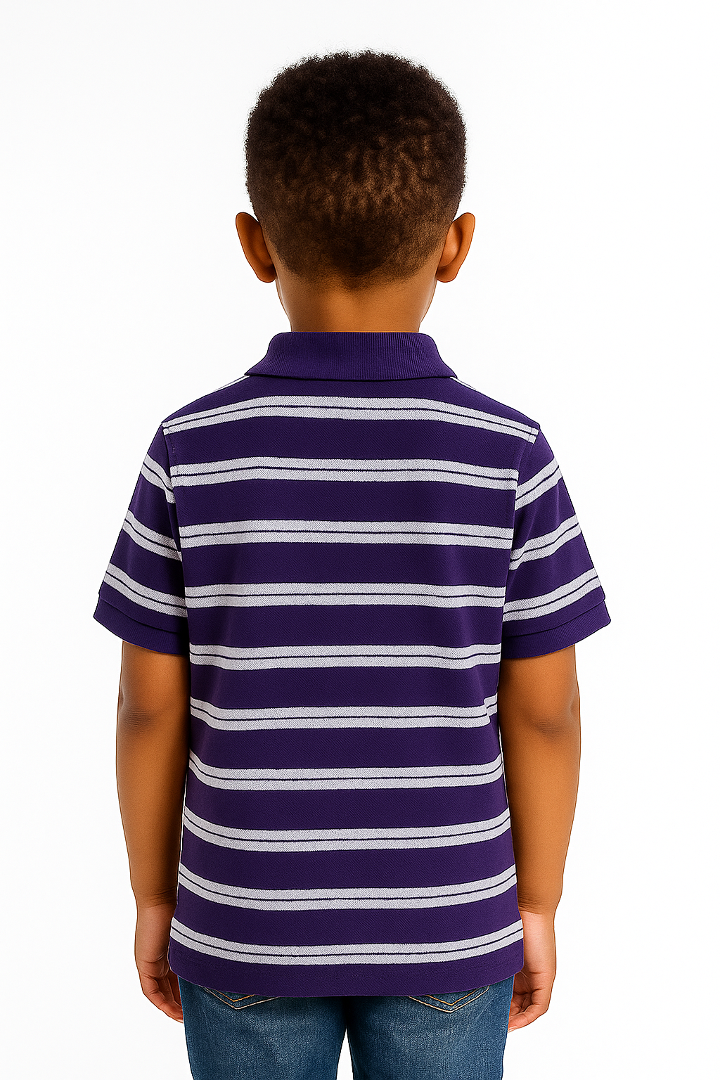 Pique Striper Kids’ Polo T-Shirt