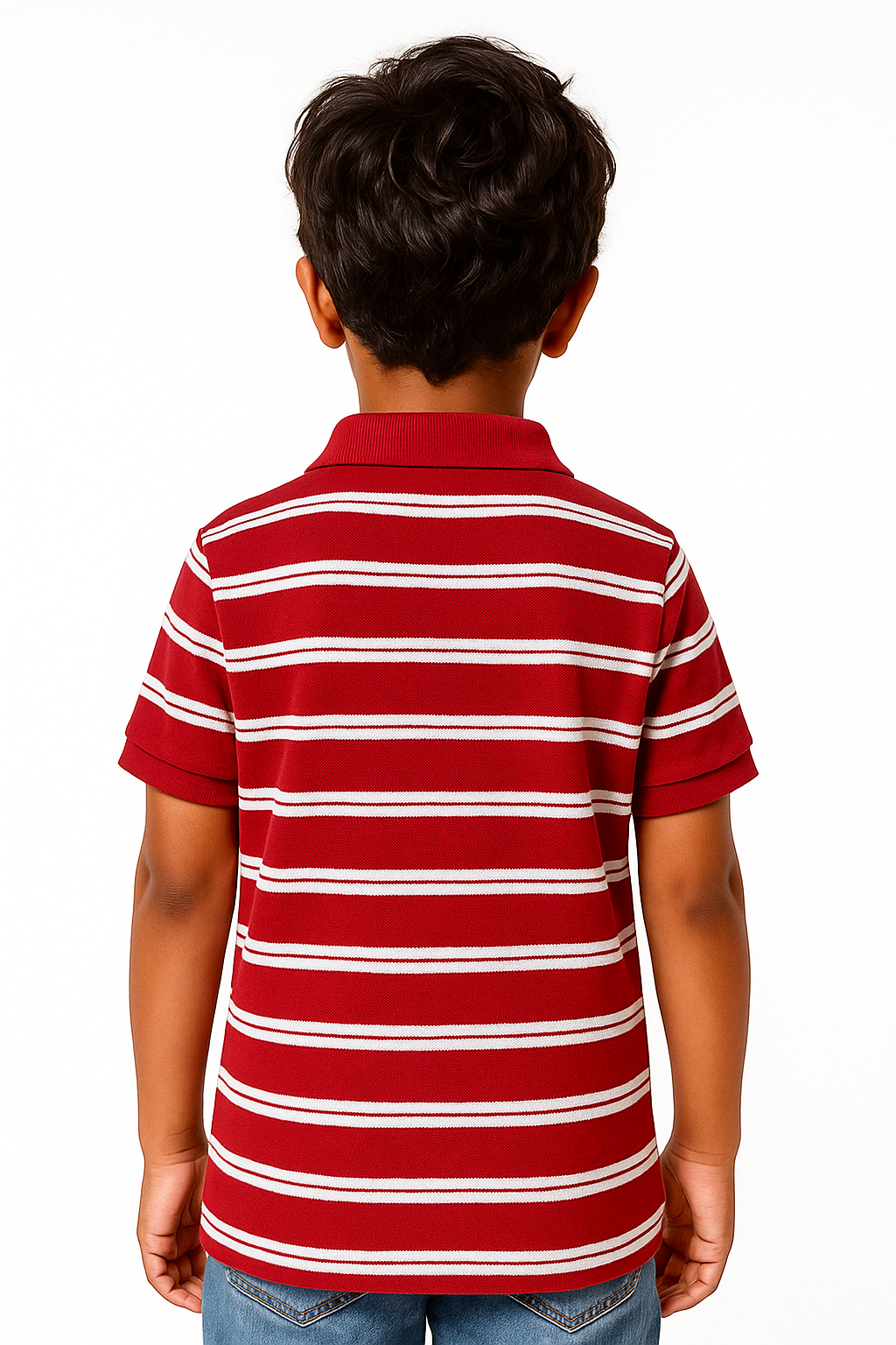 Pique Striper Kids’ Polo T-Shirt