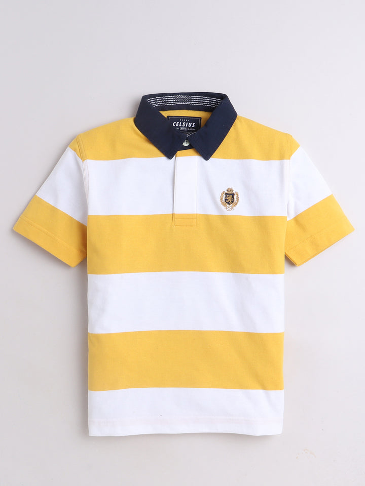 Boys Jersey Rugby Polo Cotton Blend T-Shirts