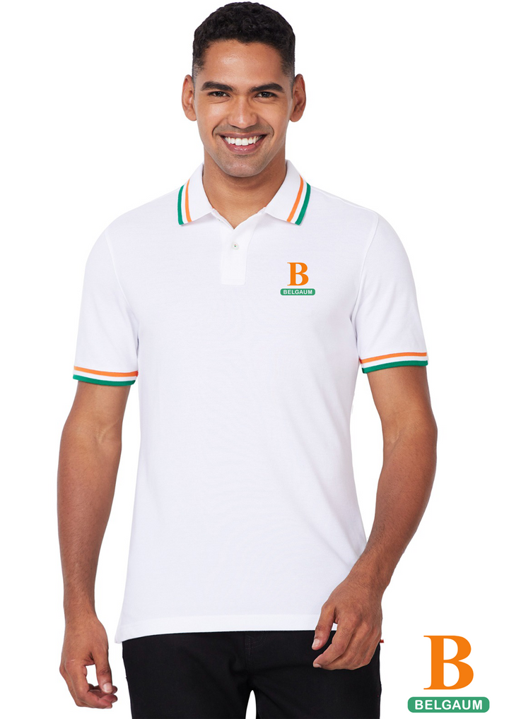 Men's Country Polo with Tricolor