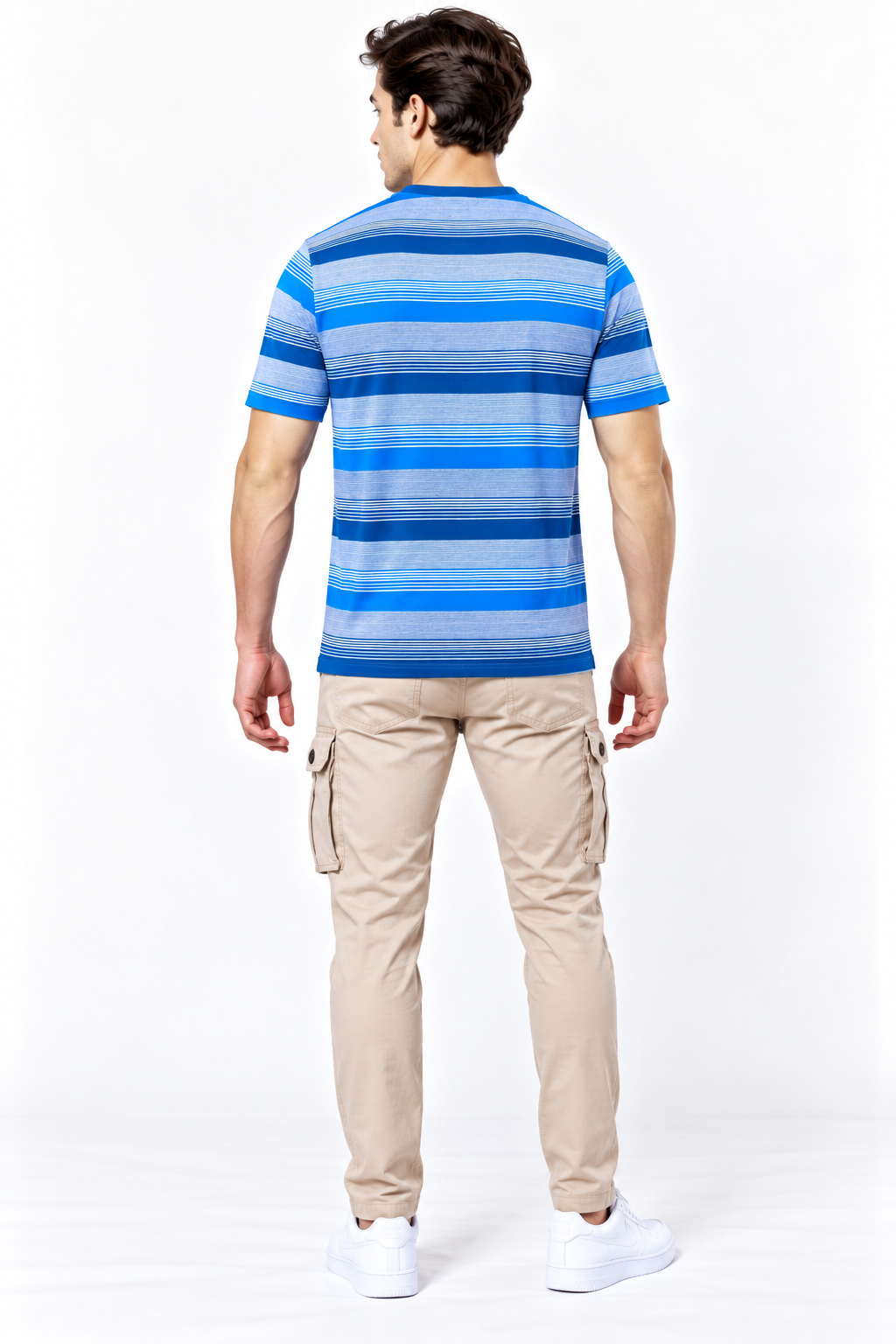 Men’s Jacquard Henley Neck T-Shirt