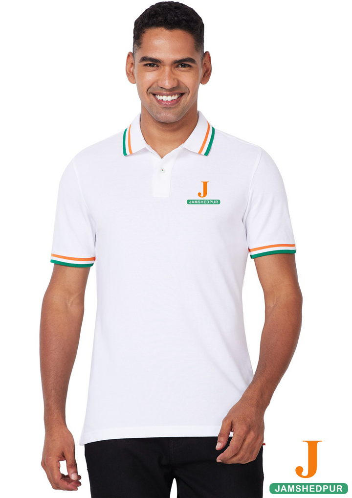 Men's Country Polo with Tricolor