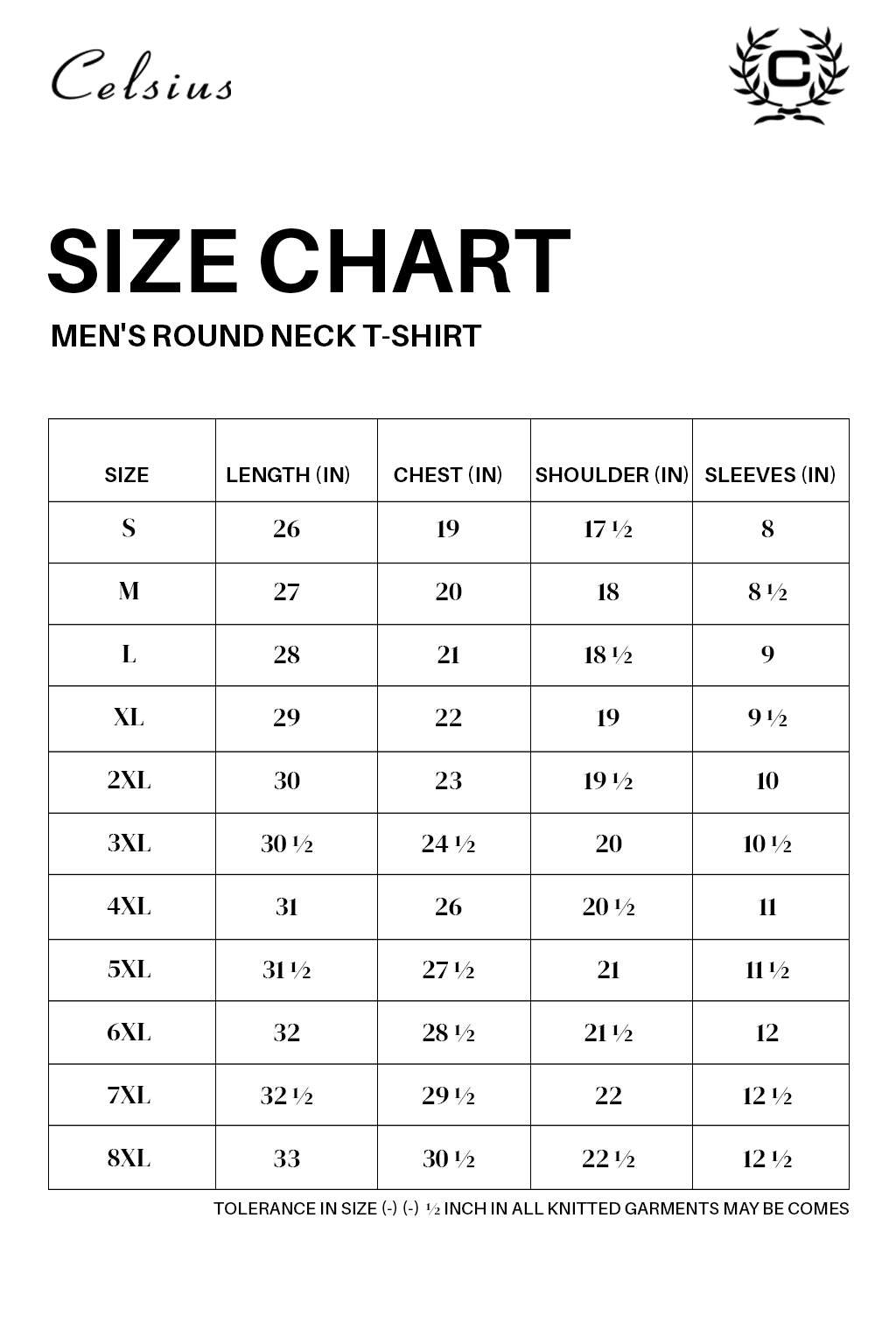 Men’s Striped Round Neck T-Shirt